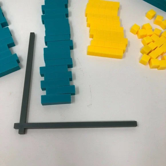 Math Manipulative Student Block Set Algebra Lab 103 Pieces Activity Homeschool - Picture 10 of 11